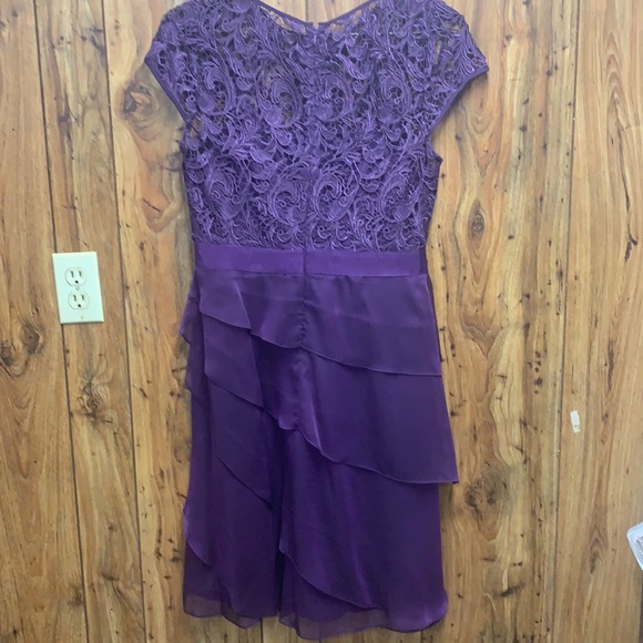 Purple Mother of the Bride dress/Cocktail dress - Picture 4 of 5